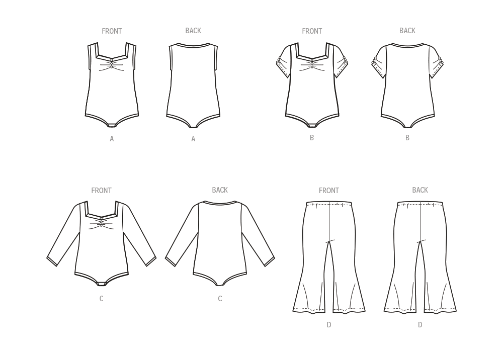 McCalls Baby/Child Bodysuit & Trousers M8394 - Image 7
