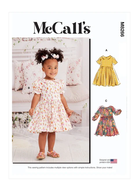 McCalls Baby/Child Dresses M8266 - Image 2