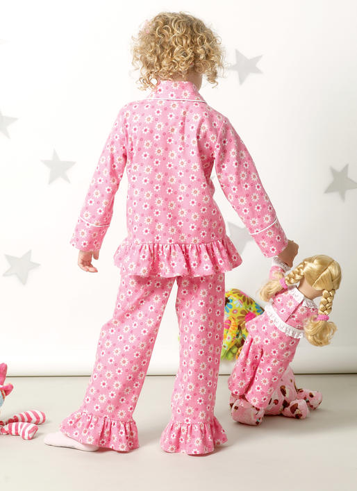 McCalls Baby/Child Nightwear M6458 - Image 4