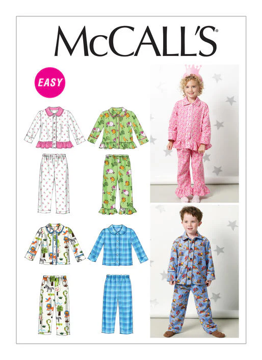 McCalls Baby/Child Nightwear M6458 - Image 6