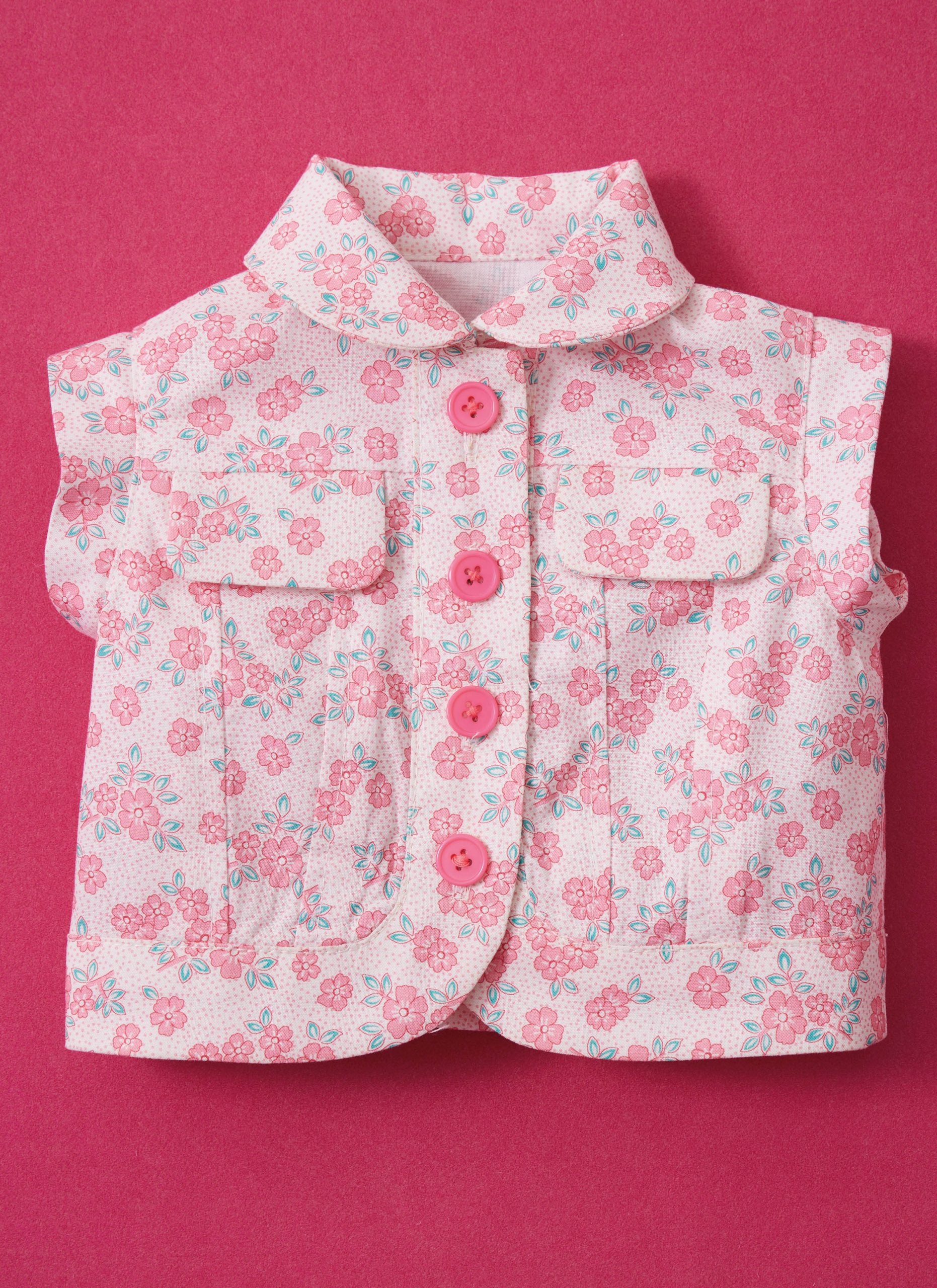 McCalls Baby Waistcoat, Jacket & Overalls M8487 - Image 3