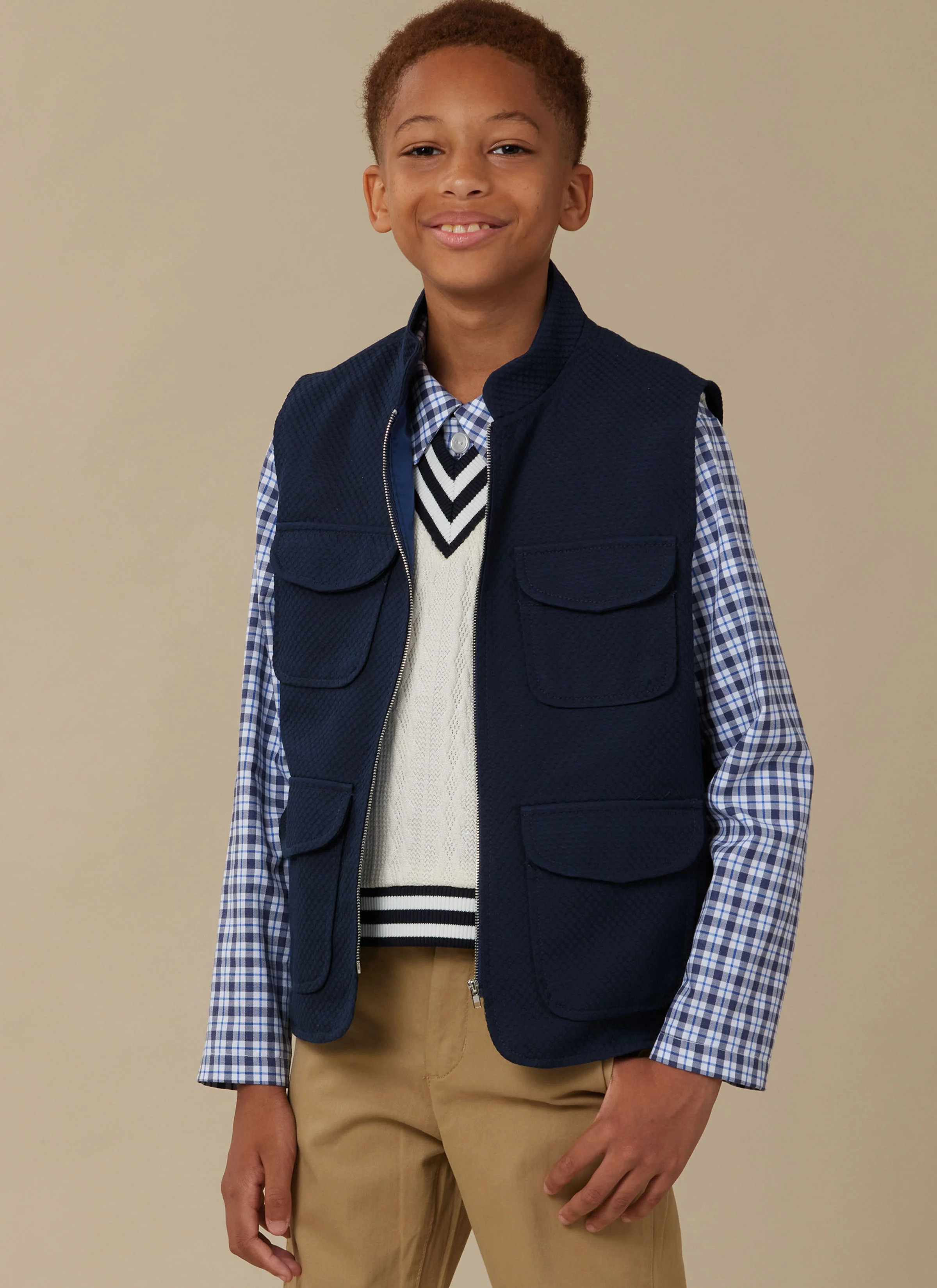 McCalls Boy/Teen Vest, Top & Shirt M8537 - Image 5
