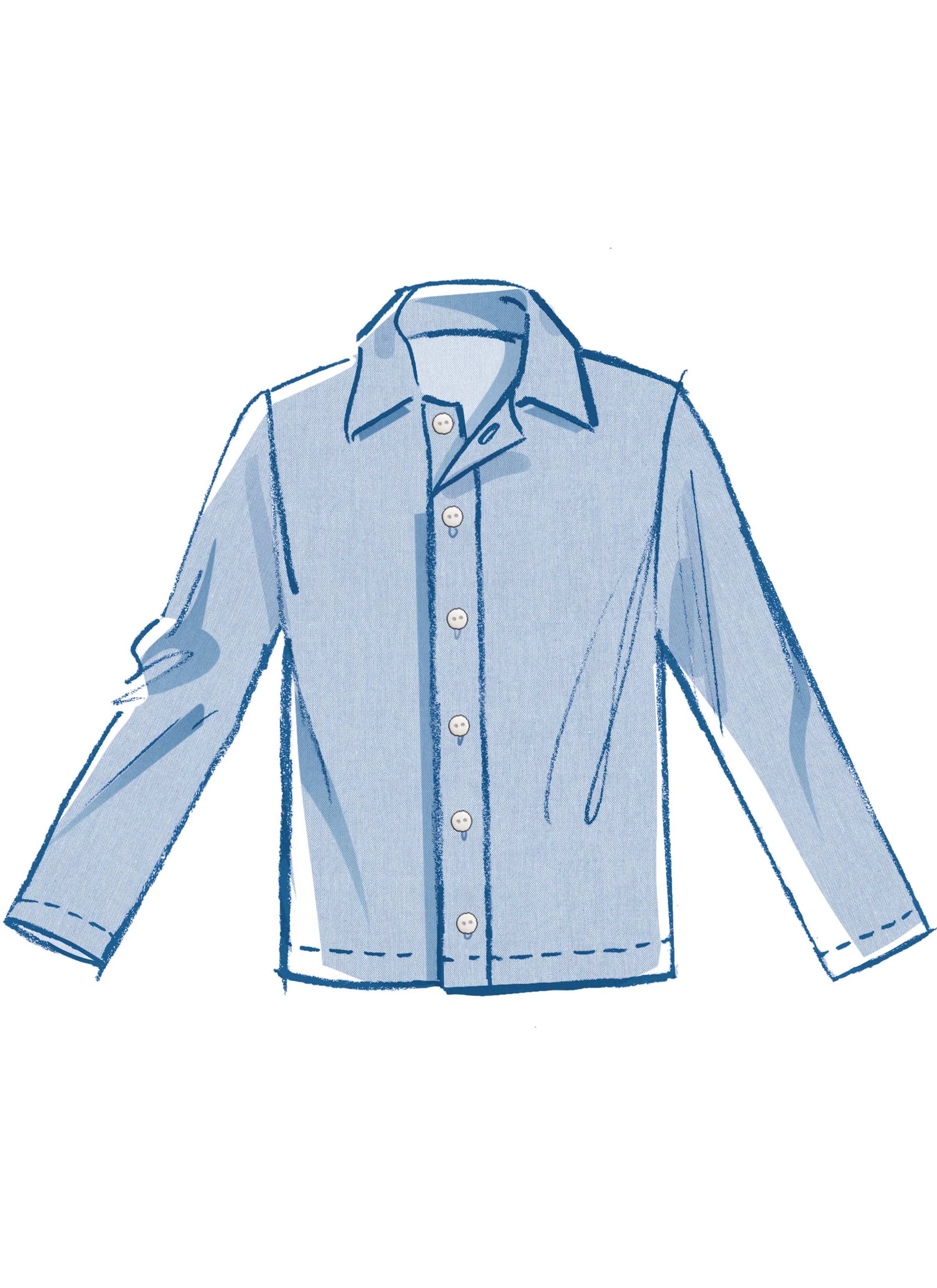 McCalls Boy/Teen Vest, Top & Shirt M8537 - Image 9