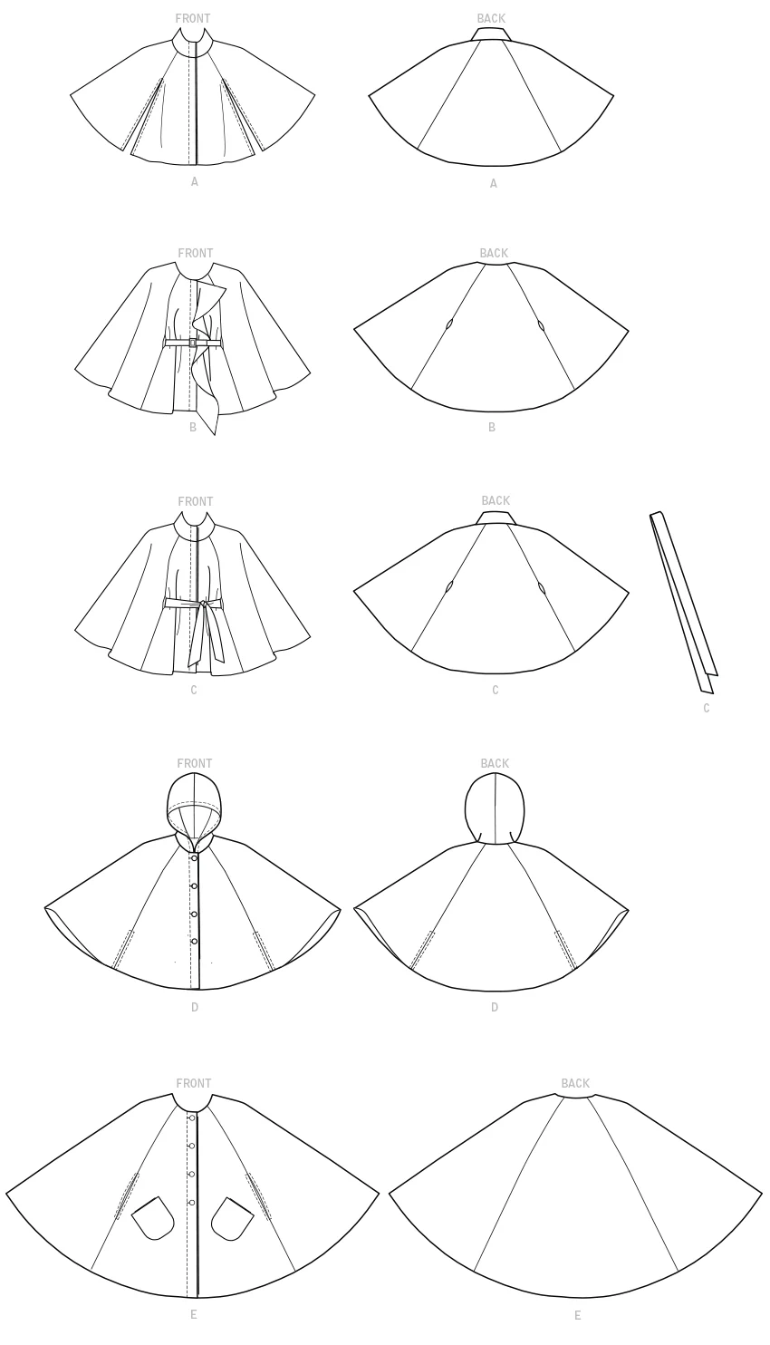 McCalls Capes M7477 - Image 9