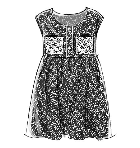 McCalls Child/Teen Dresses, Leggings M6275 - Image 5
