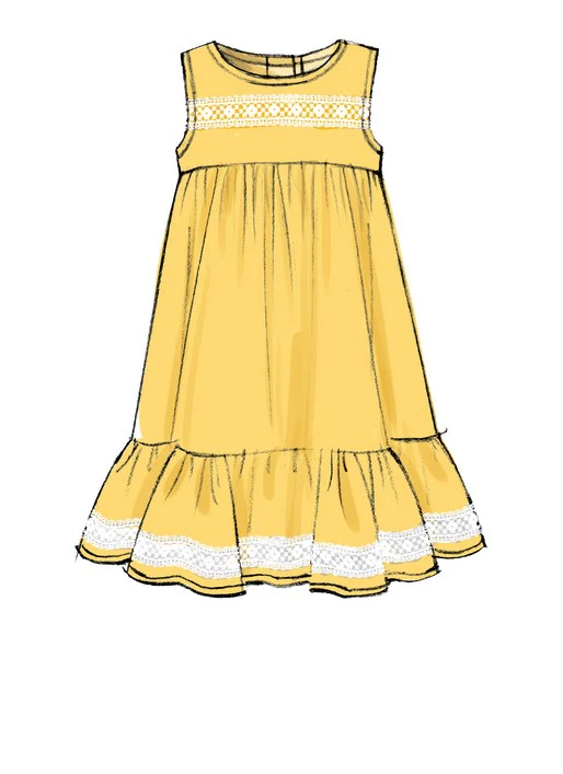 McCalls Child/Teen Dresses M7558 - Image 4