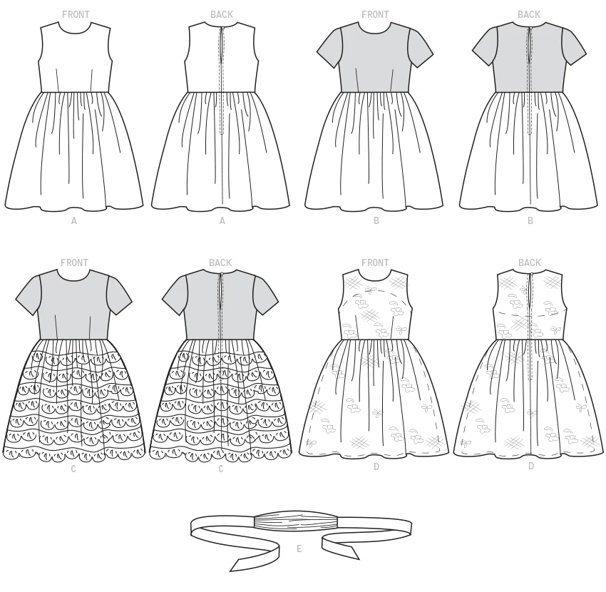 McCalls Child/Teen Dresses M7648 - Image 7