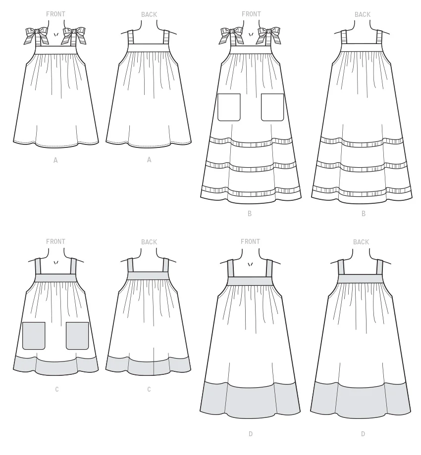 McCalls Child/Teen Dresses M7768 - Image 8