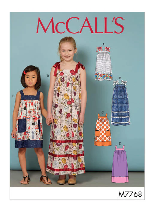 McCalls Child/Teen Dresses M7768 - Image 9