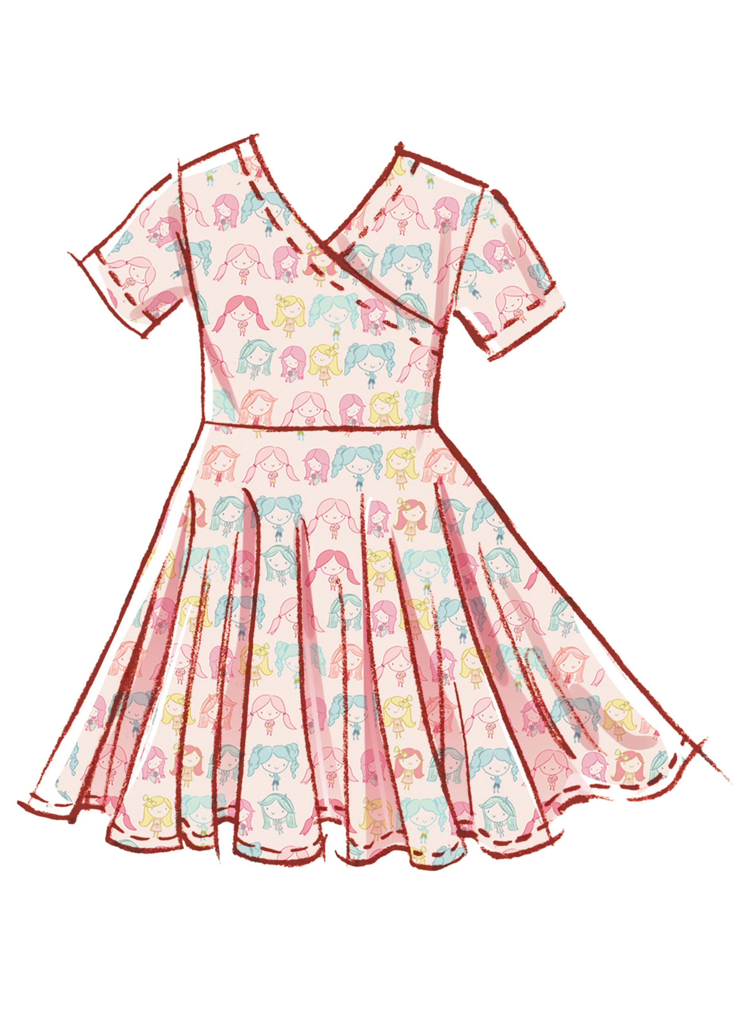 McCalls Child/Teen Dresses M8520 - Image 6