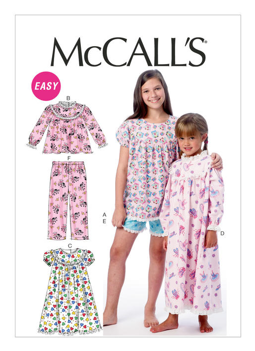 McCalls Child/Teen Nightwear M6831 - Image 5