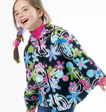 McCalls Child/Teen Ponchos M6431 - Image 2
