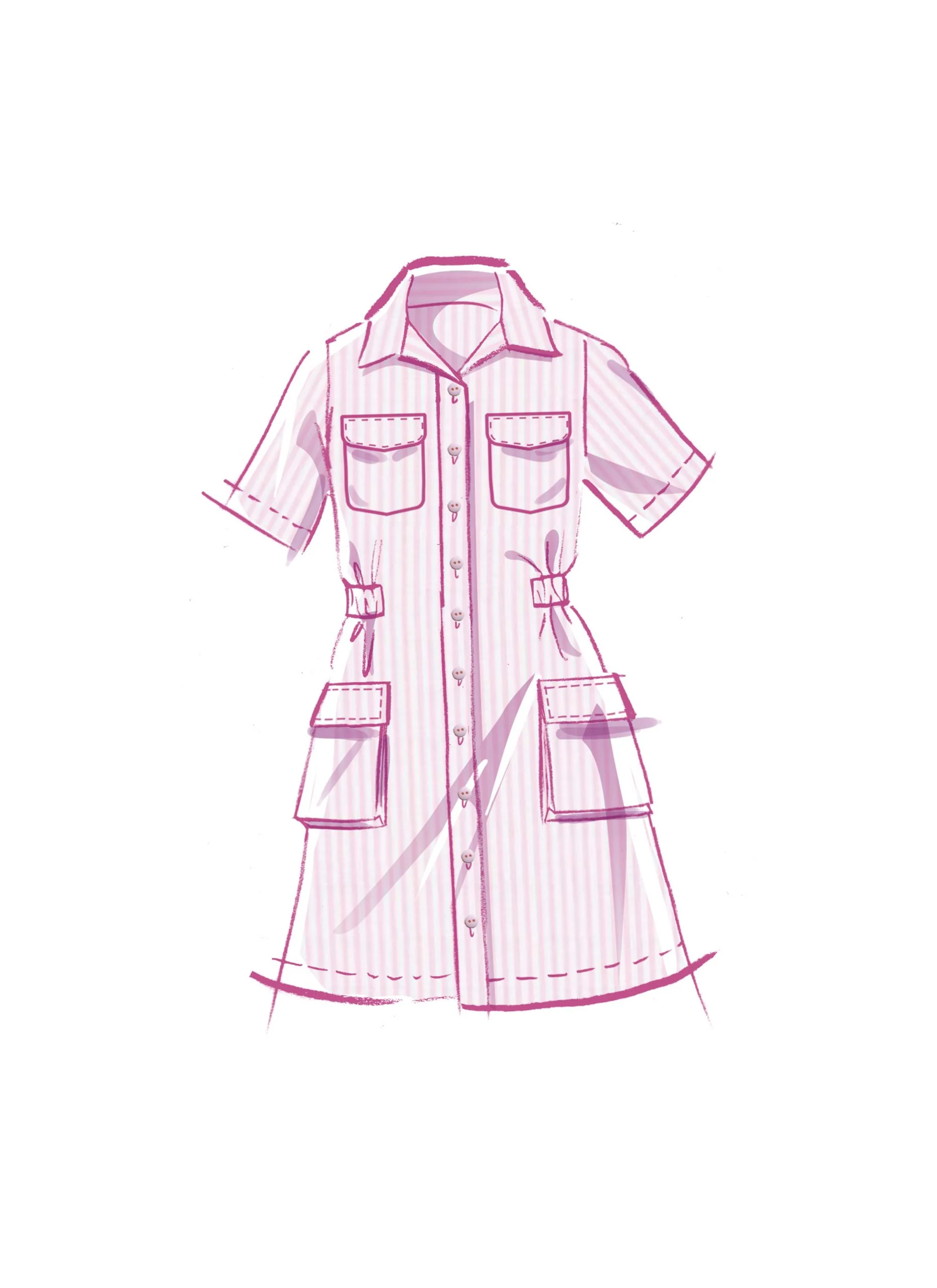 McCalls Child/Teen Shirt, Trousers, Shorts & Dress M8462 - Image 7