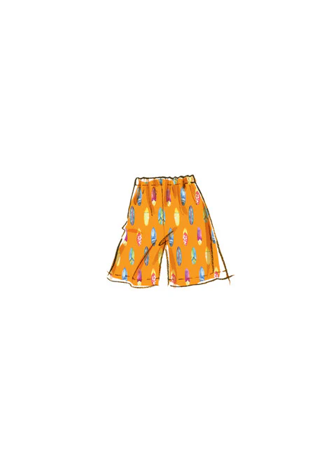 McCalls Child/Teen Swimwear M8395 - Image 5