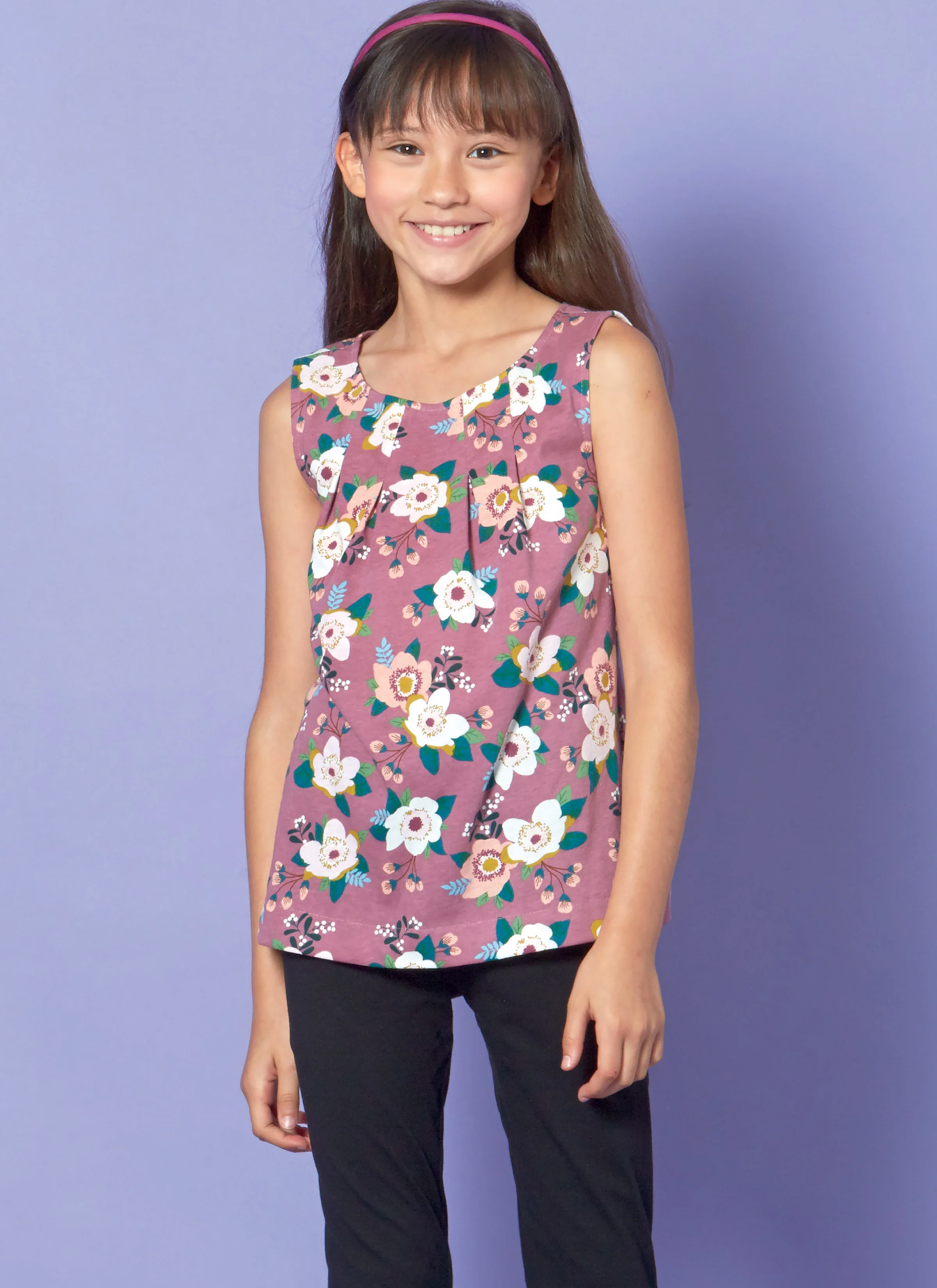 McCalls Child Top, Dress, Leggings M7709 - Image 3