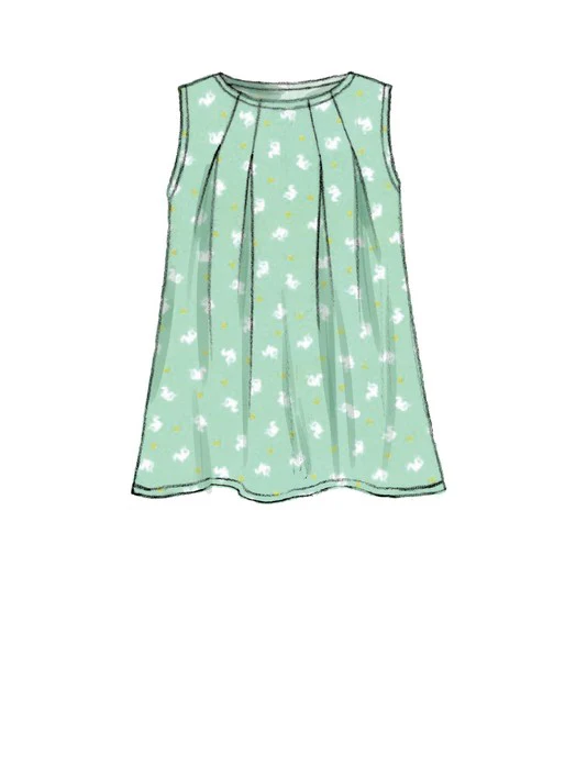 McCalls Child Top, Dress, Leggings M7709 - Image 4