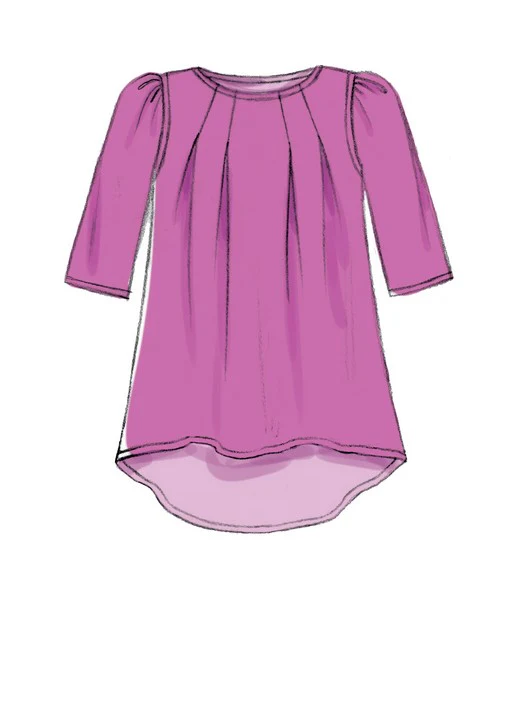McCalls Child Top, Dress, Leggings M7709 - Image 6