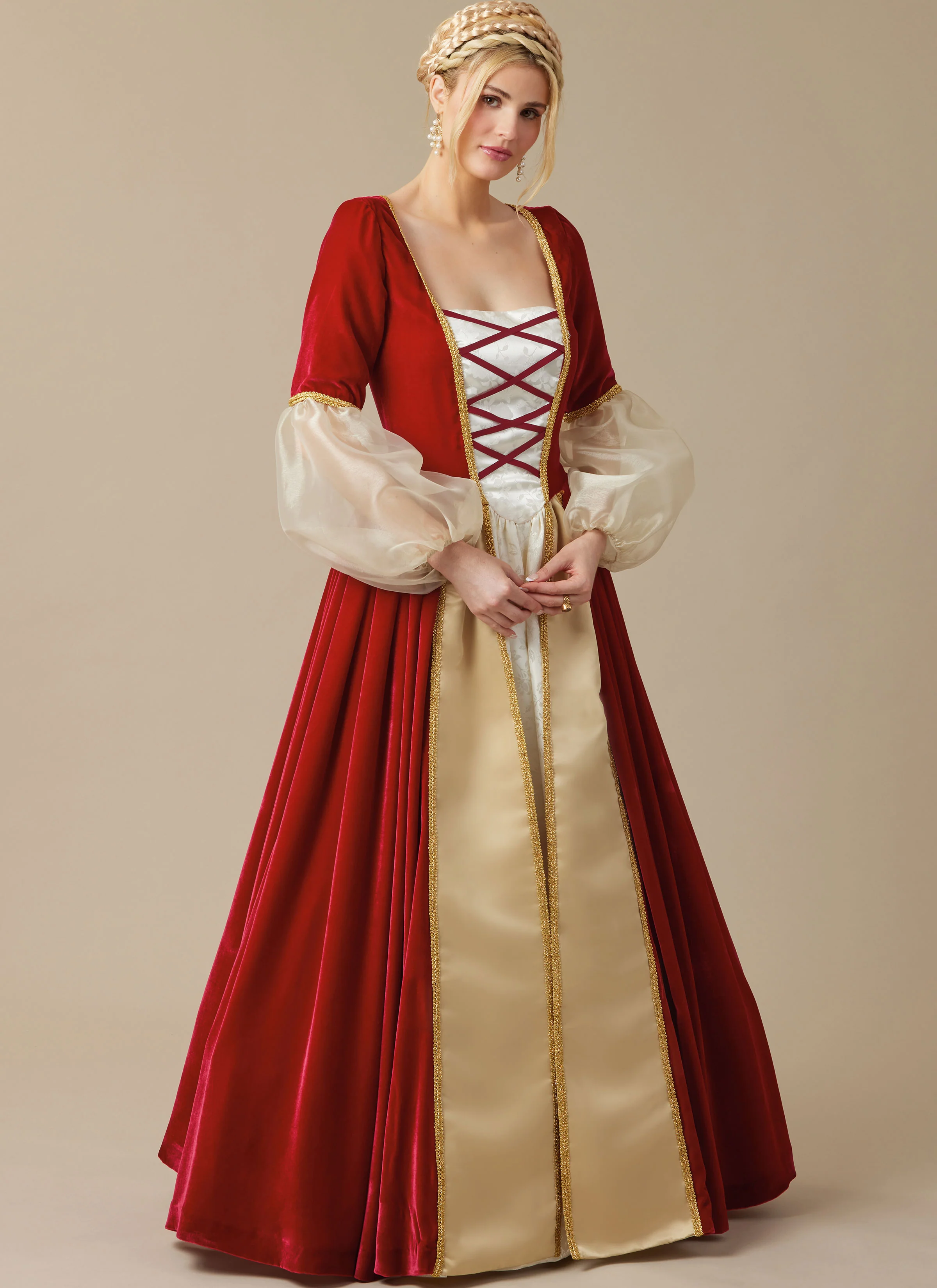 McCall's Childrenās and Misses Princess Costume M8549 - Image 7