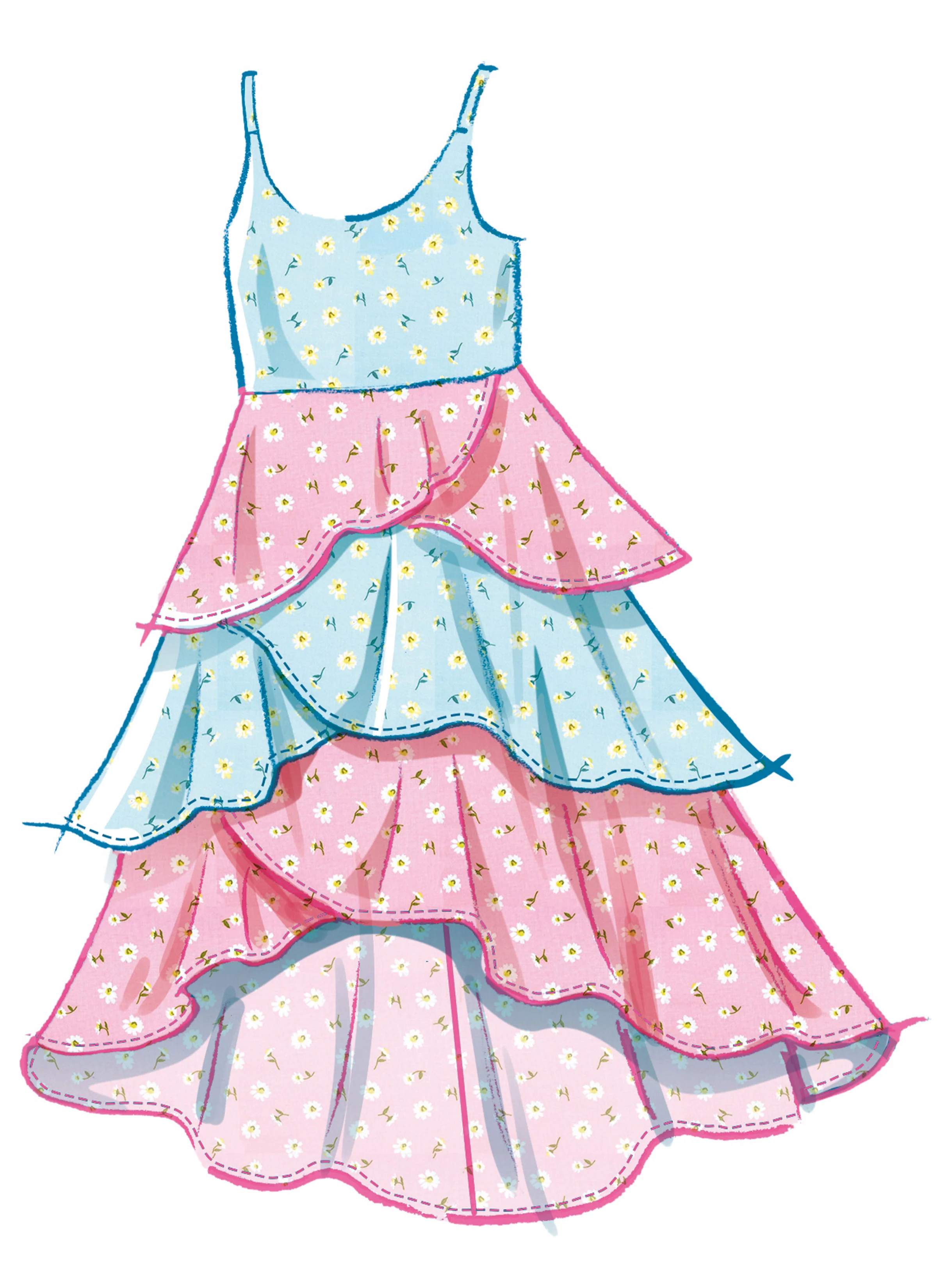 McCall's Children's and Girls' Dresses and Headband M8592 - Image 4