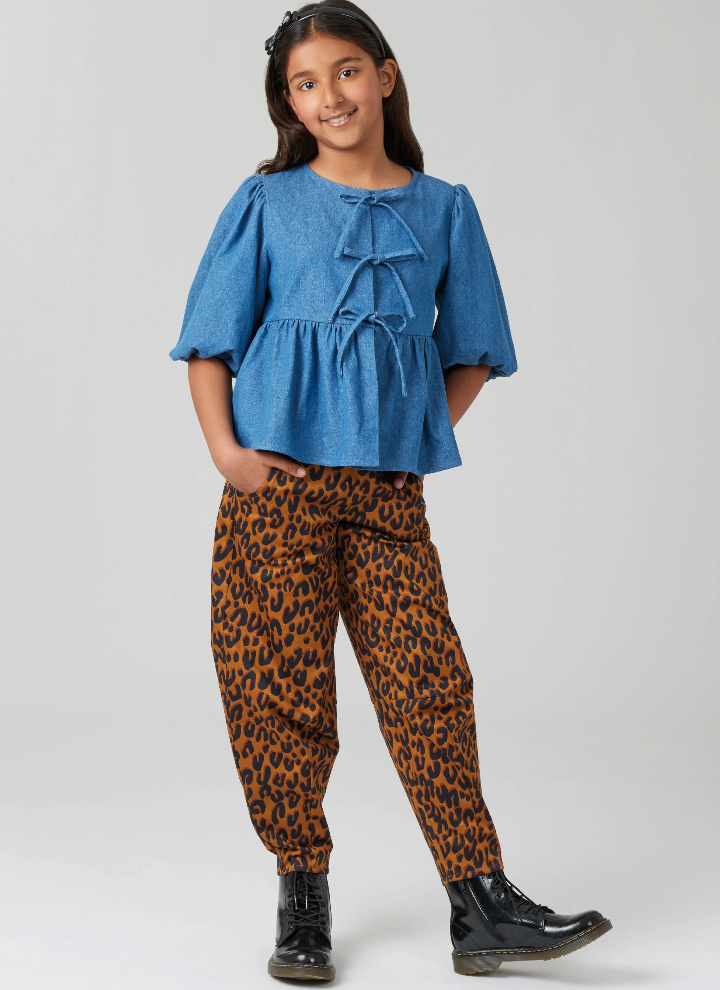 McCall's Children's and Girls' Top, Dress and Trousers M8618 - Image 8