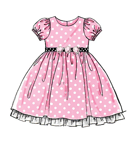 McCalls Children's Dresses M5793 - Image 3