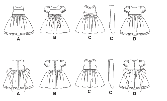McCalls Children's Dresses M5793 - Image 6