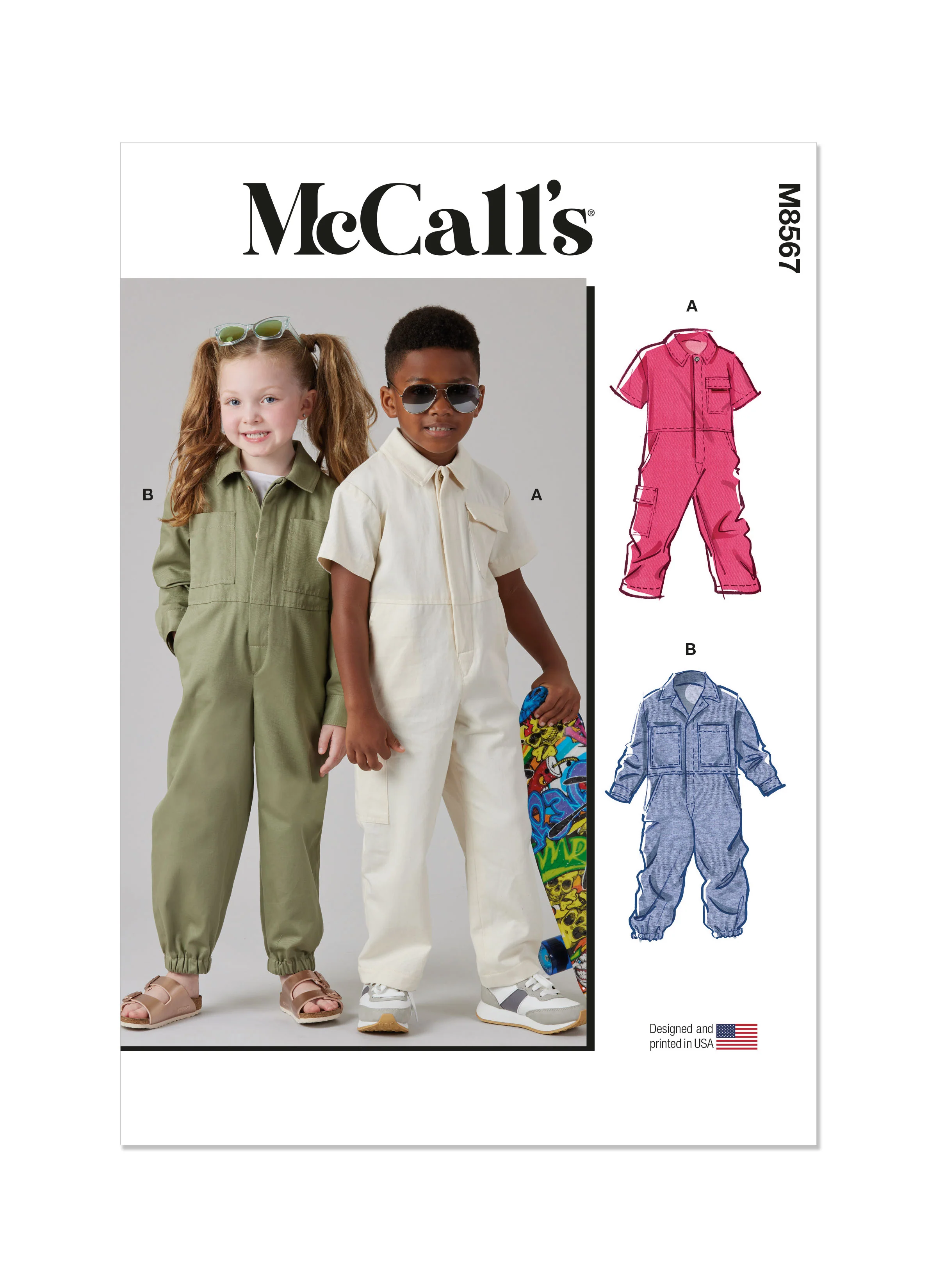 McCall's Children's Jumpsuit M8567 - Image 2