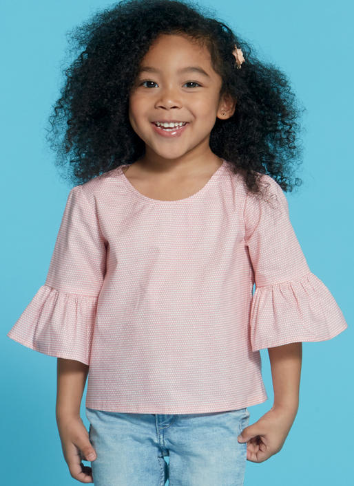 McCalls Children's Tops and Skirt M7797 - Image 5