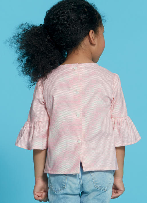 McCalls Children's Tops and Skirt M7797 - Image 6