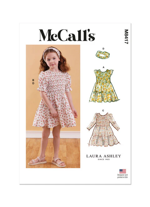 McCalls Childs Dresses M8417 - Image 2