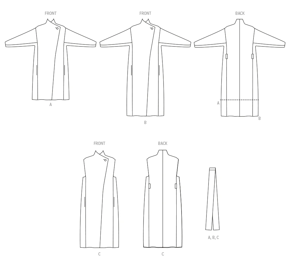 McCalls Coat & Vest M8439 - Image 7