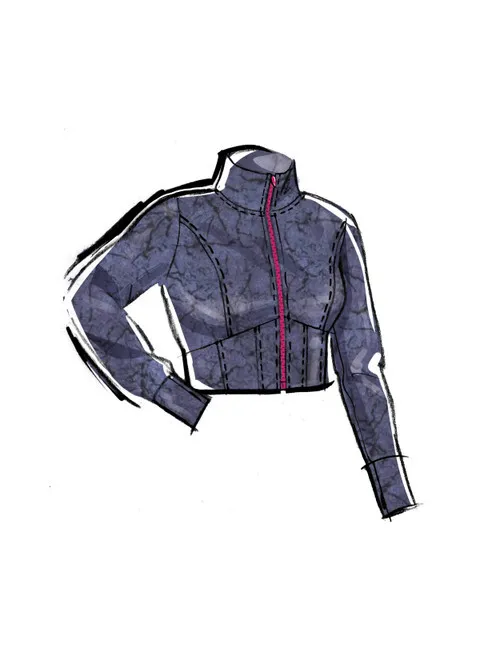 McCalls Corset Style Jacket M8366 - Image 6