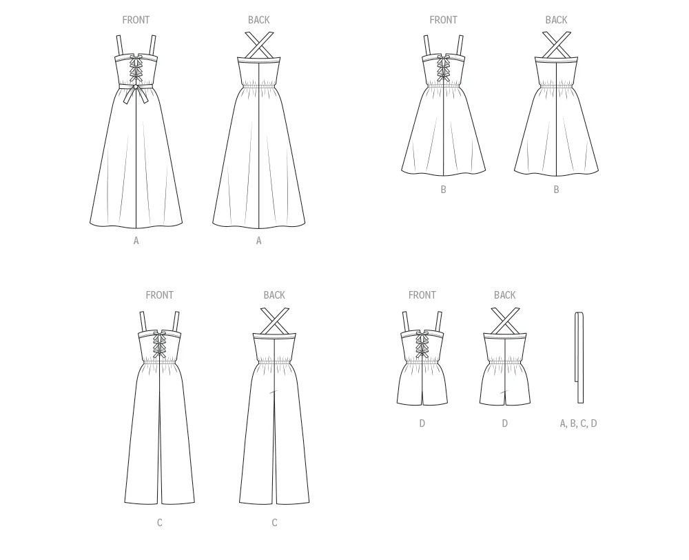 McCall's Dress and Jumpsuit M8596 - Image 3