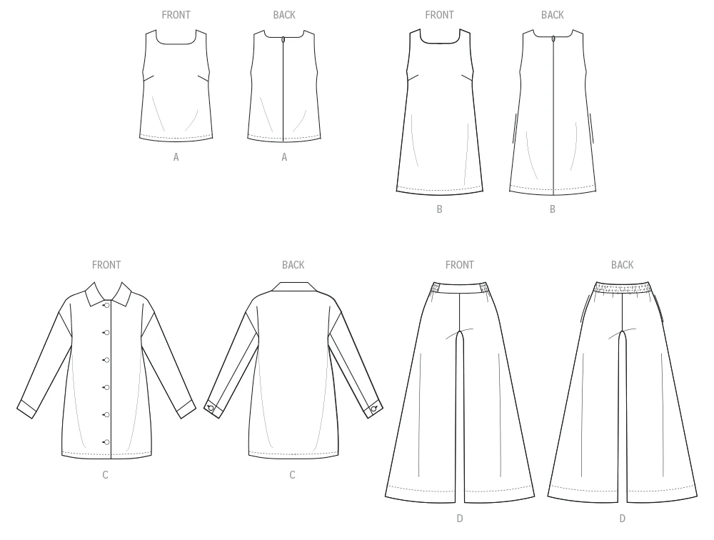 McCall's Dress, Jacket and Pants M8562 - Image 16