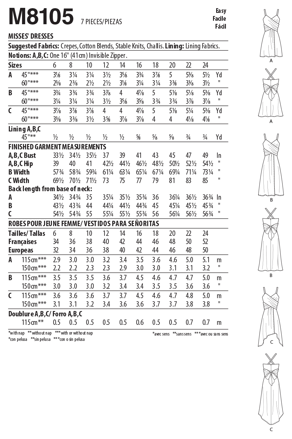 McCalls Dress M8105 - Image 7