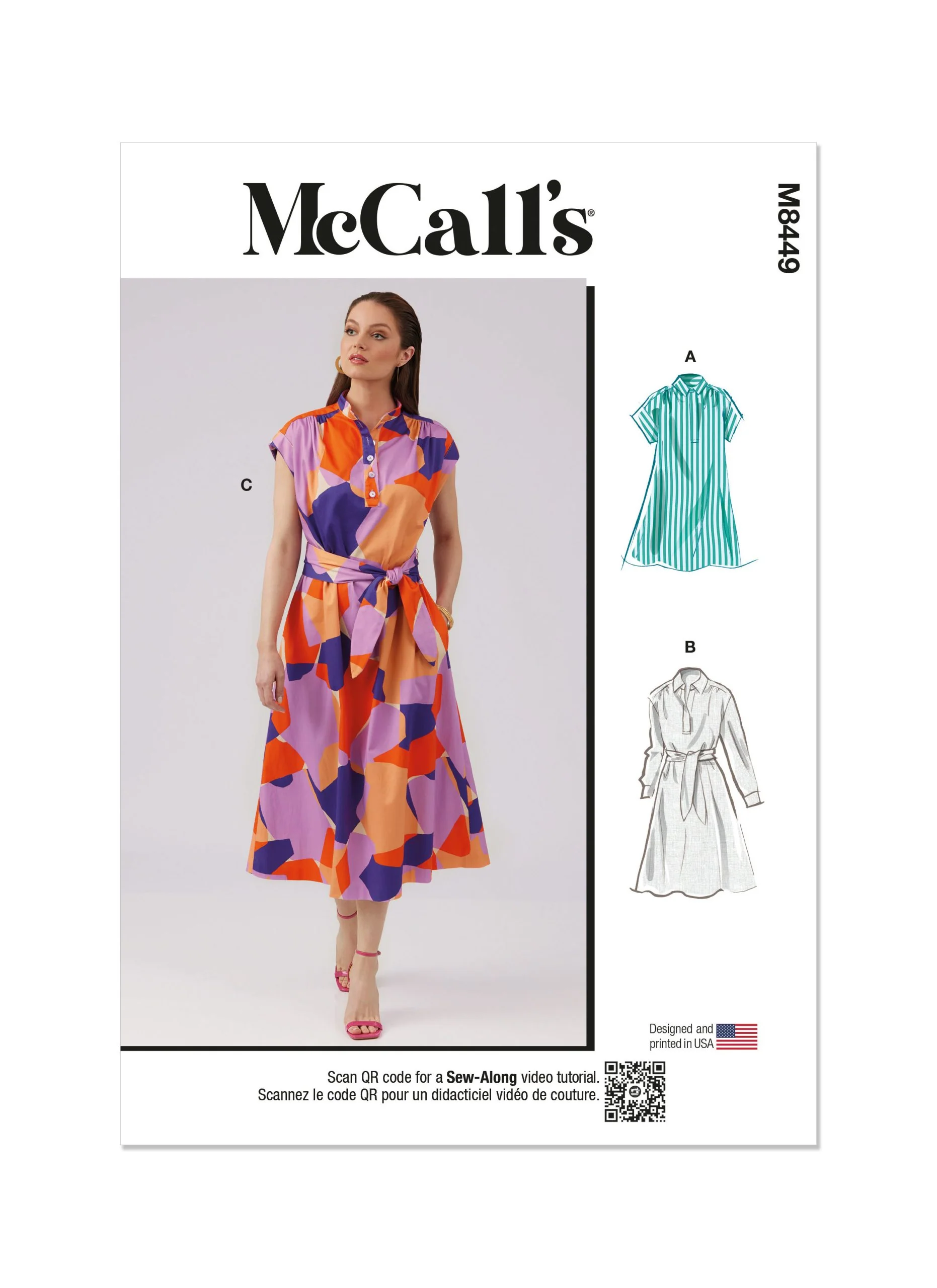 McCalls Dress M8449 - Image 2