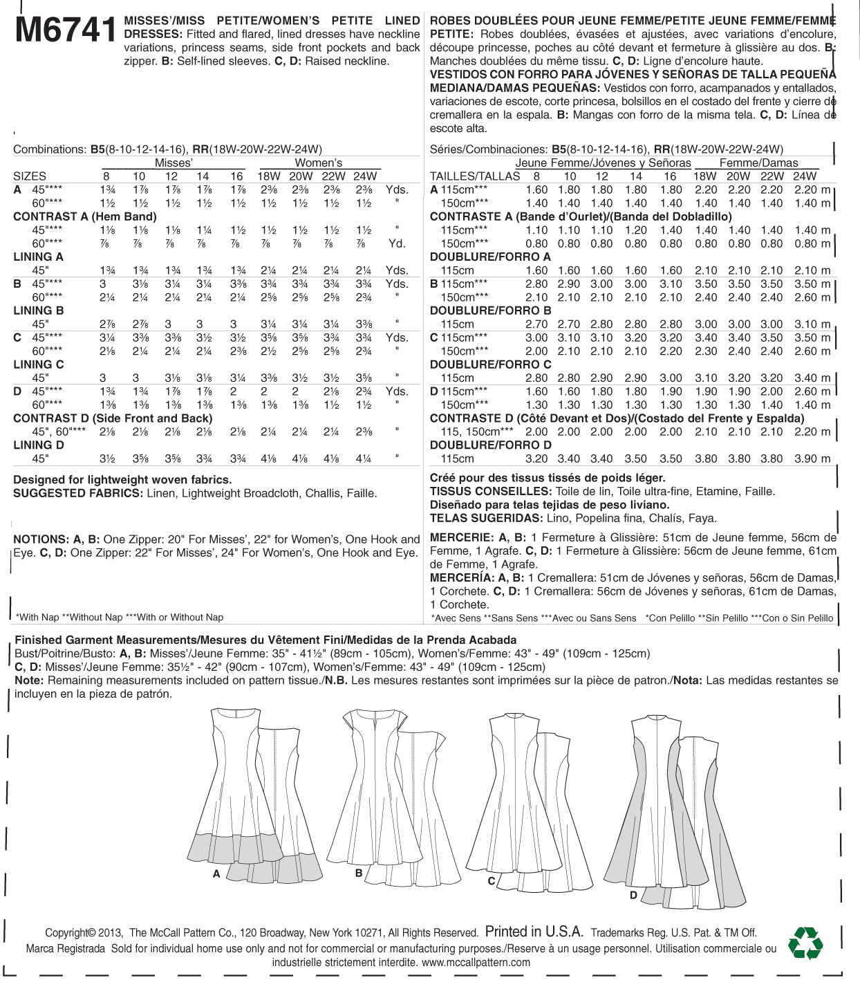 McCalls Dresses M6741 - Image 7