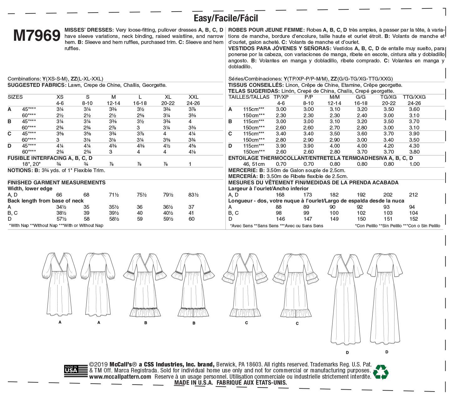 McCalls Dresses M7969 - Image 9