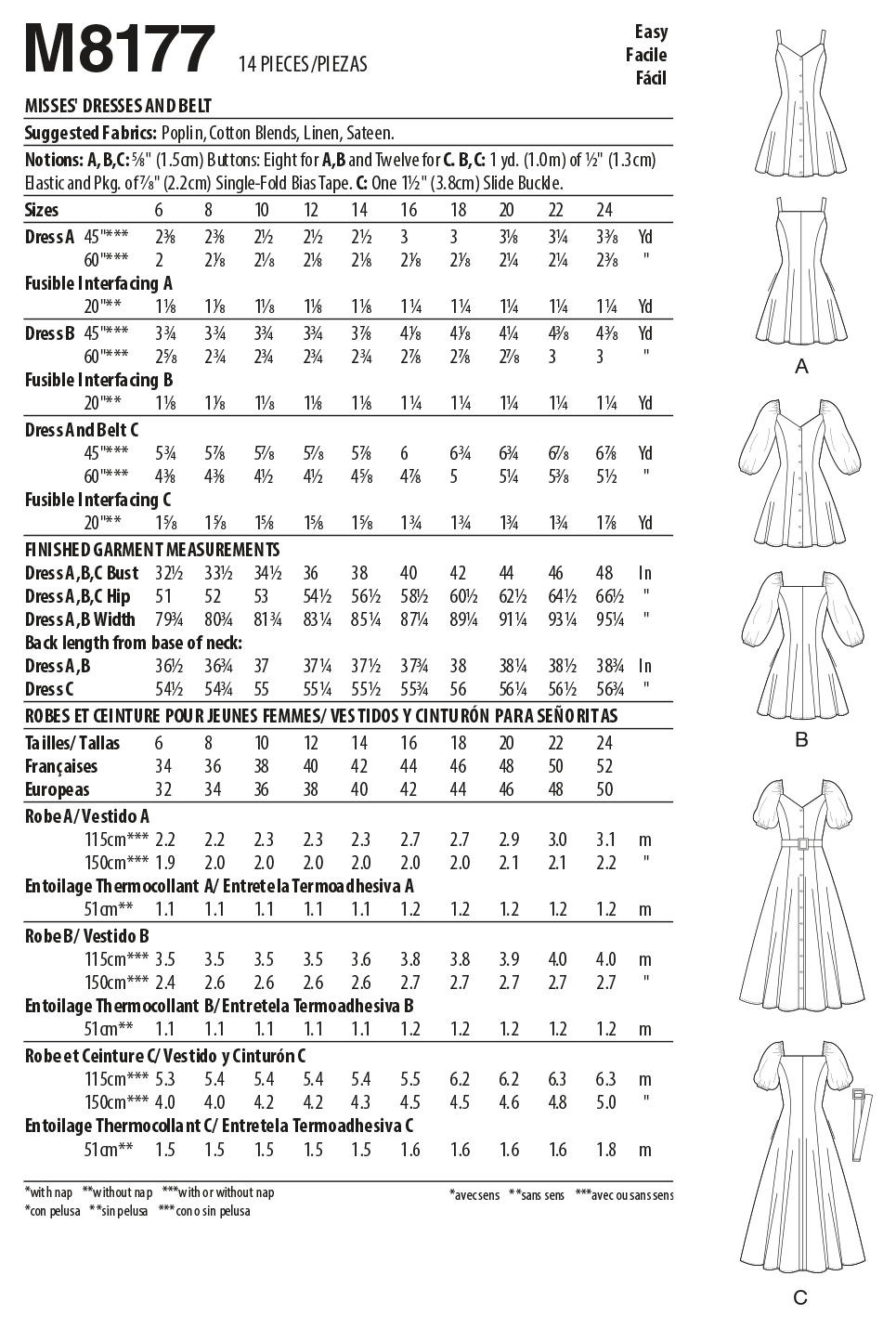 McCalls Dresses M8177 - Image 5