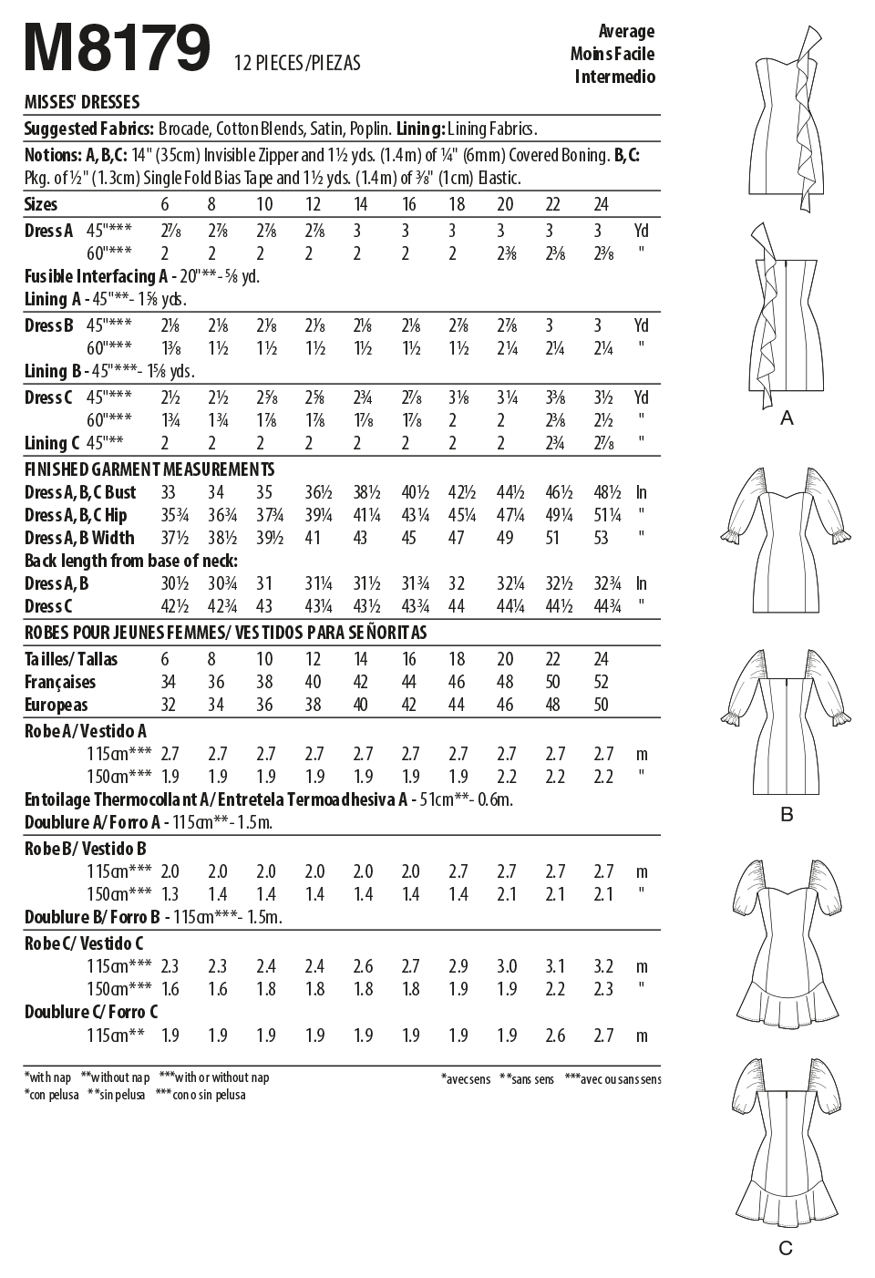 McCalls Dresses M8179 - Image 8