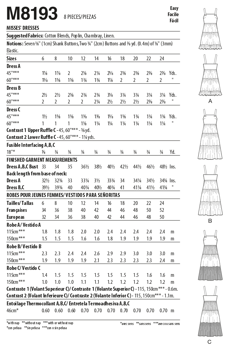 McCalls Dresses M8193 - Image 6