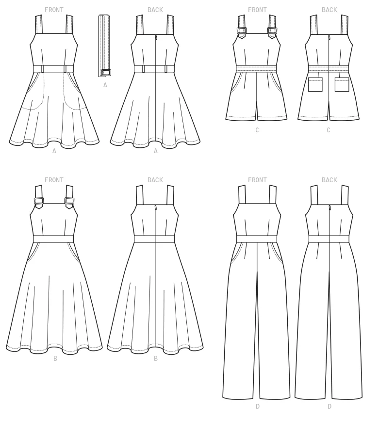 McCalls Dresses, Romper and Jumpsuit M7626 - Image 8