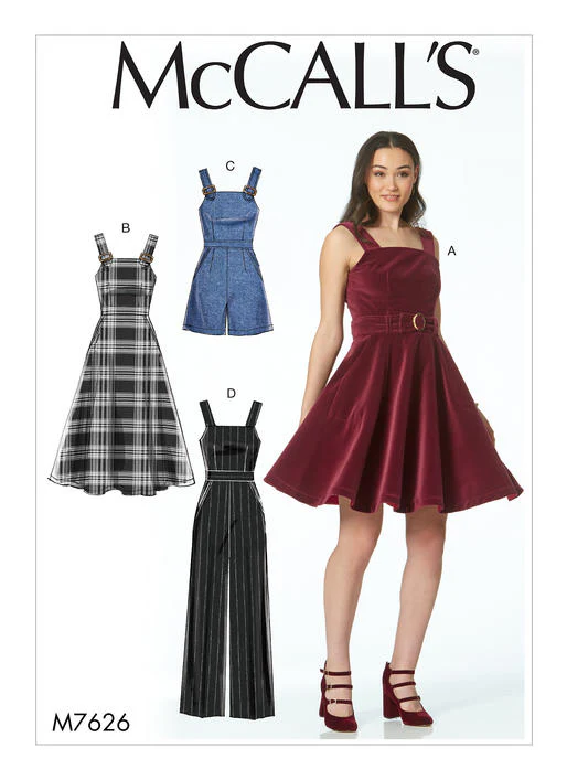 McCalls Dresses, Romper and Jumpsuit M7626 - Image 9