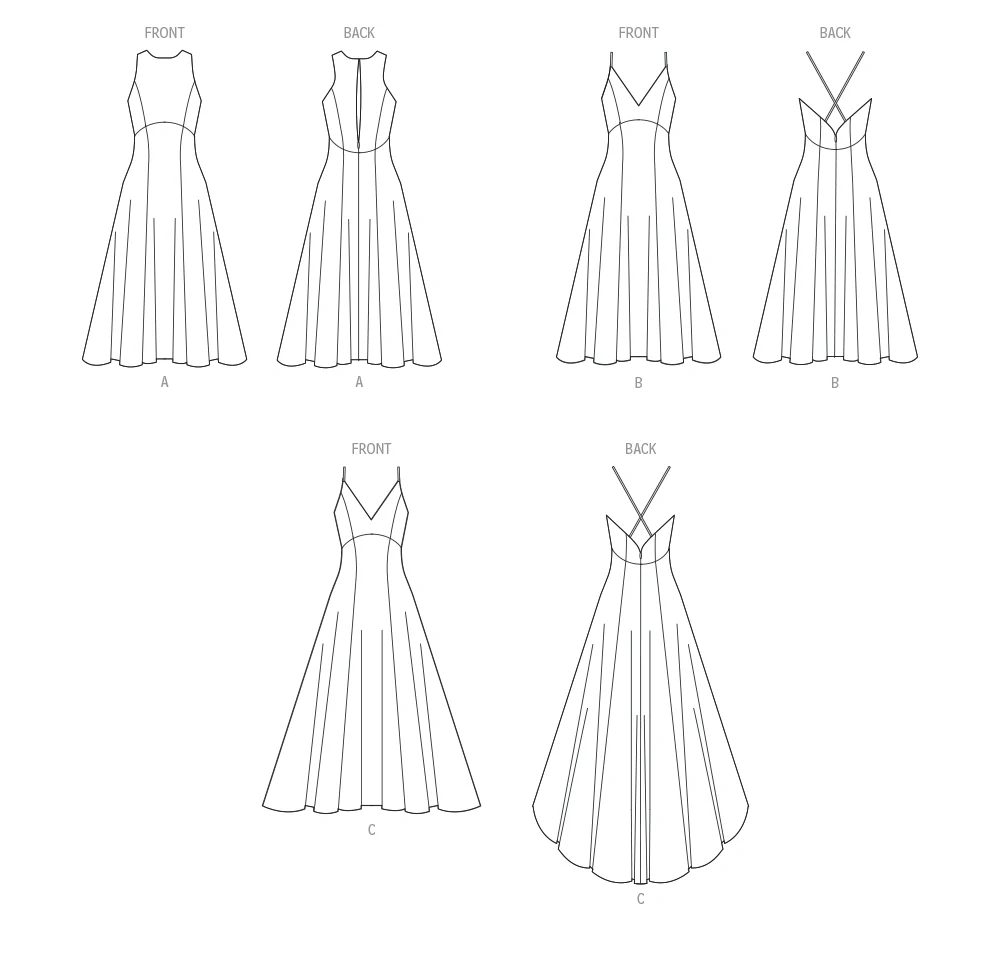 McCalls Evening Dresses M8475 - Image 7