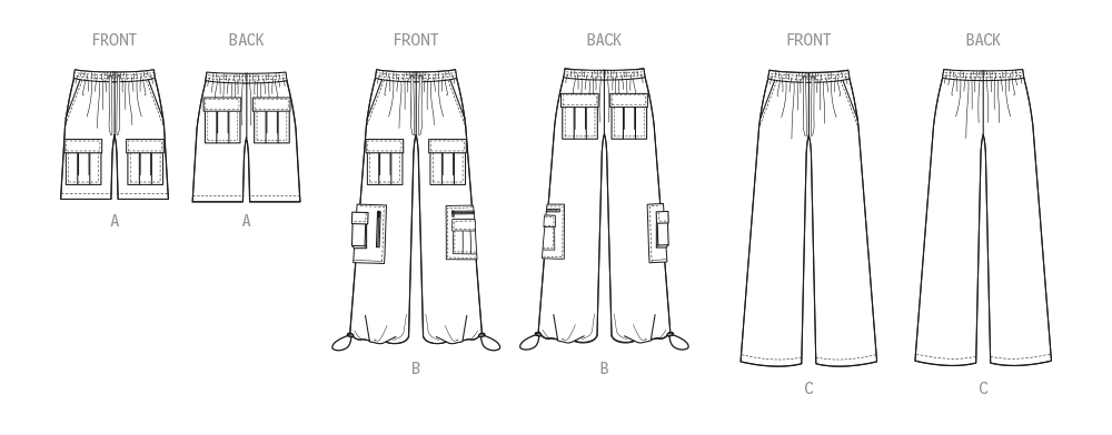 McCalls His & Hers Shorts & Trousers M8458 - Image 7