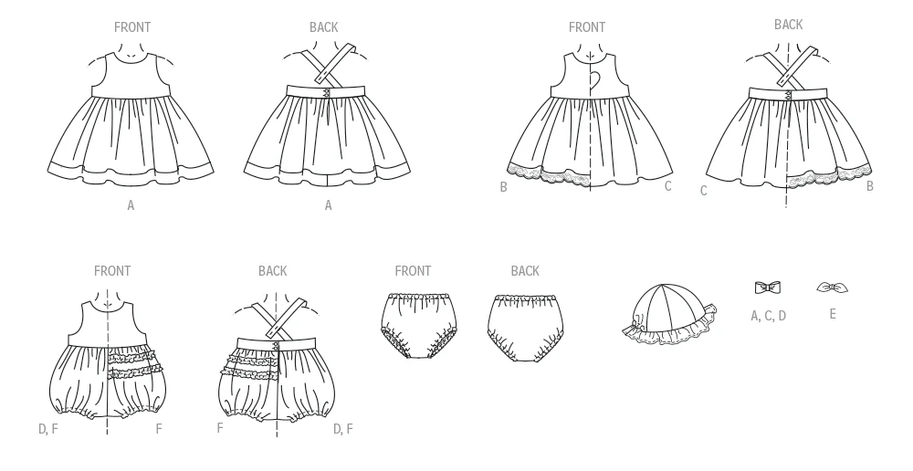 McCalls Infants Outfit M8519 - Image 18