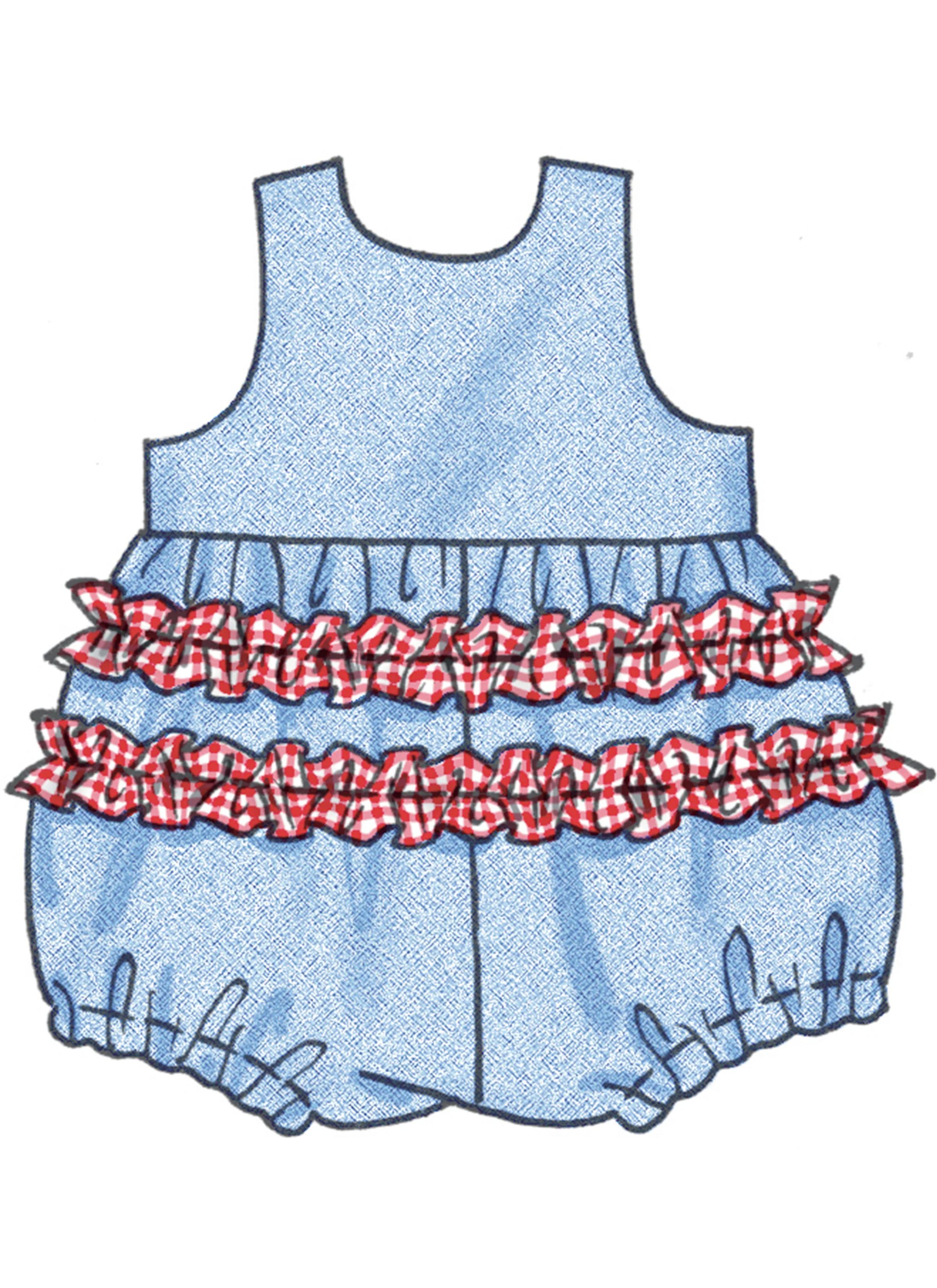 McCalls Infants Outfit M8519 - Image 9