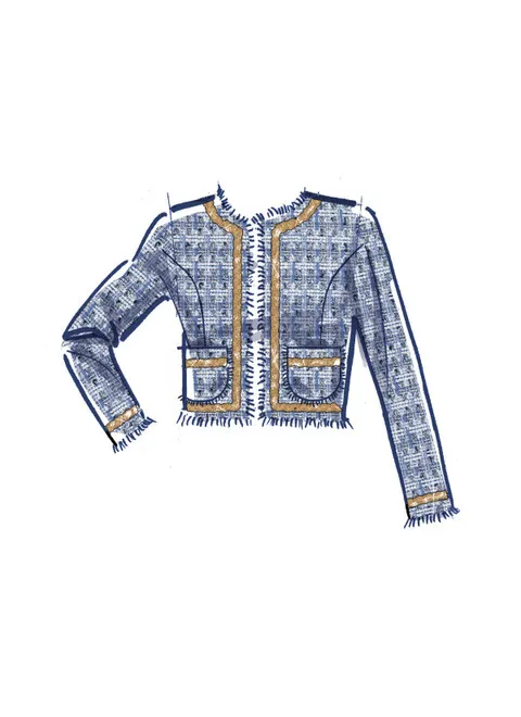 McCalls Jacket and Skirt M8370 - Image 7