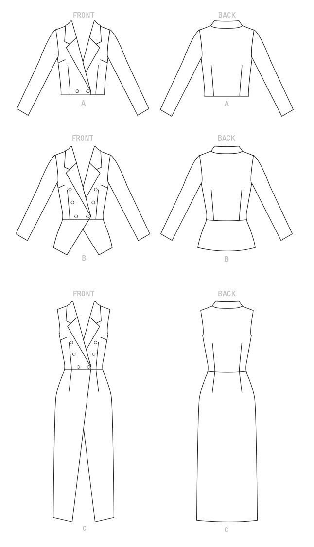 McCalls Jacket and Vest M8155 - Image 8