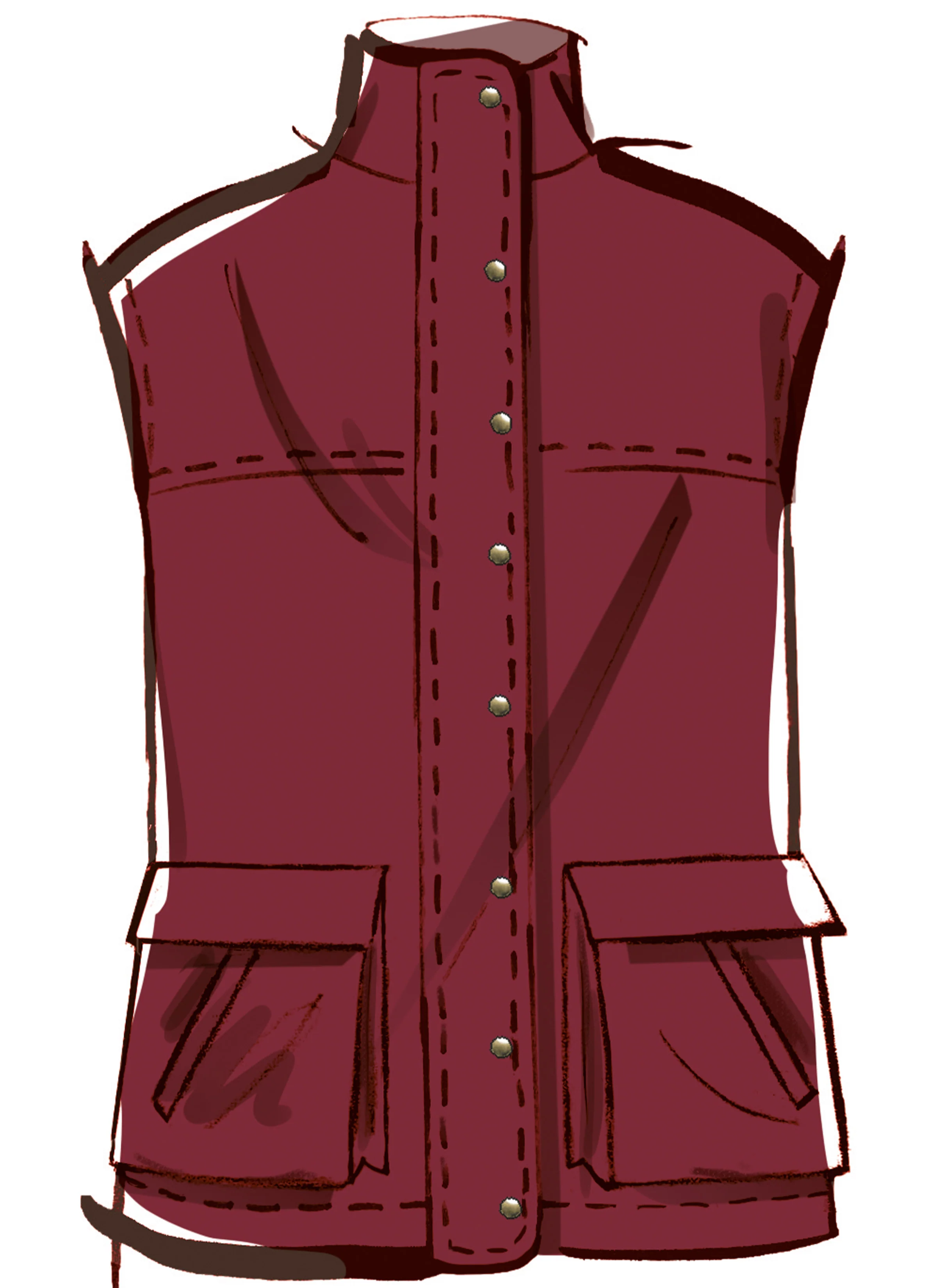 McCalls Jacket & Vest M8532 - Image 7